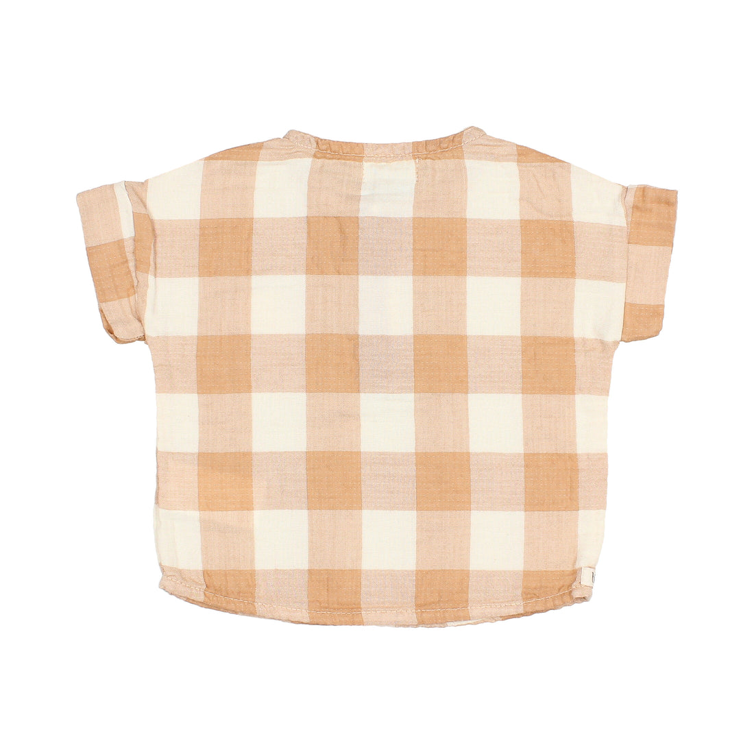 Buho Caramel Baby Gingham Shirt