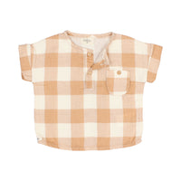 Buho Caramel Baby Gingham Shirt