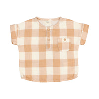 Buho Caramel Baby Gingham Shirt