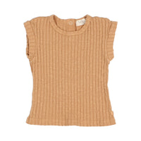 Buho Caramel Baby Rib Tee