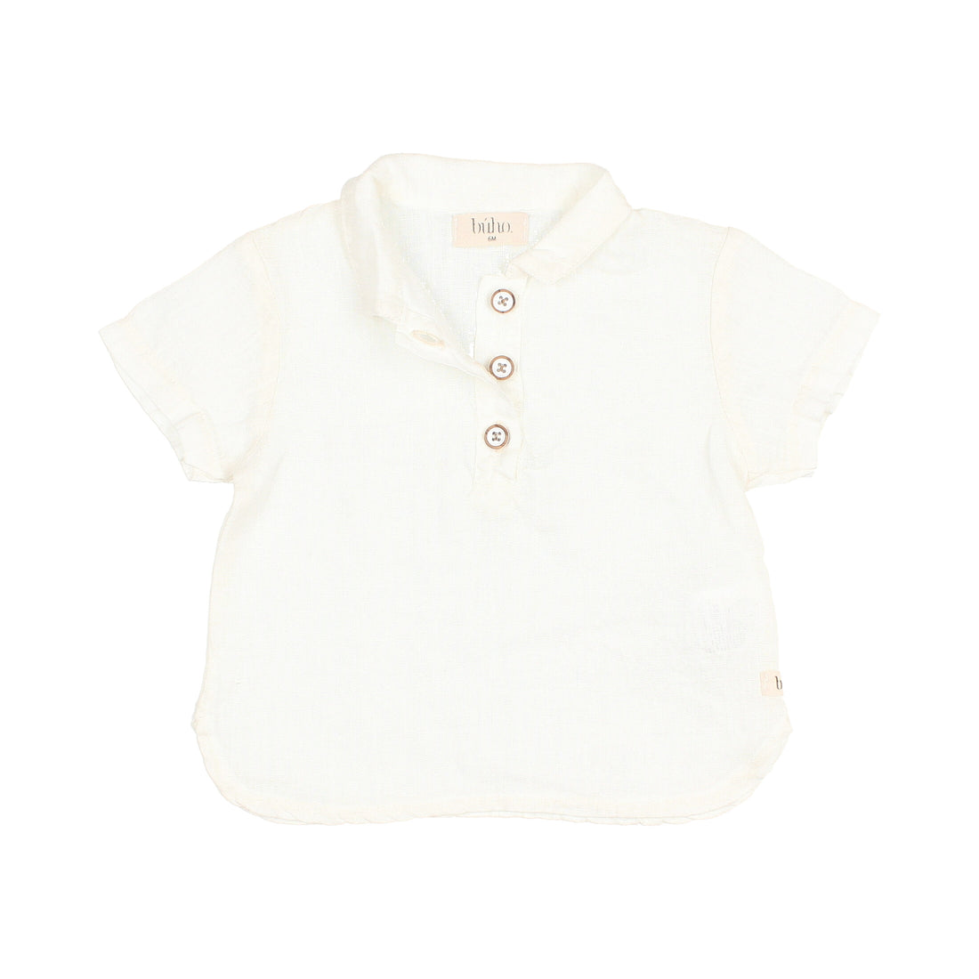 Buho Ecru Baby Linen Shirt