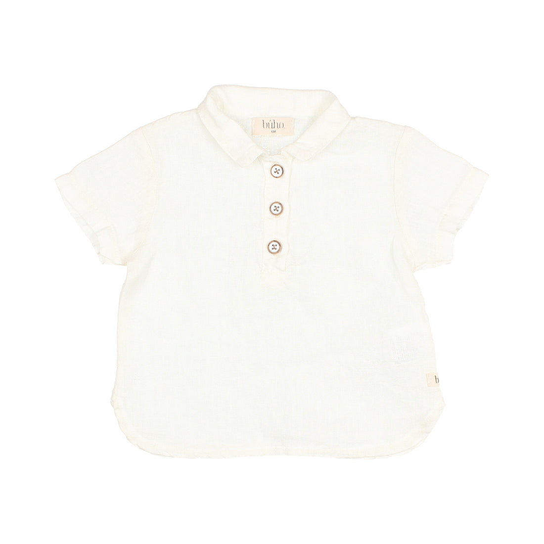 Buho Ecru Baby Linen Shirt