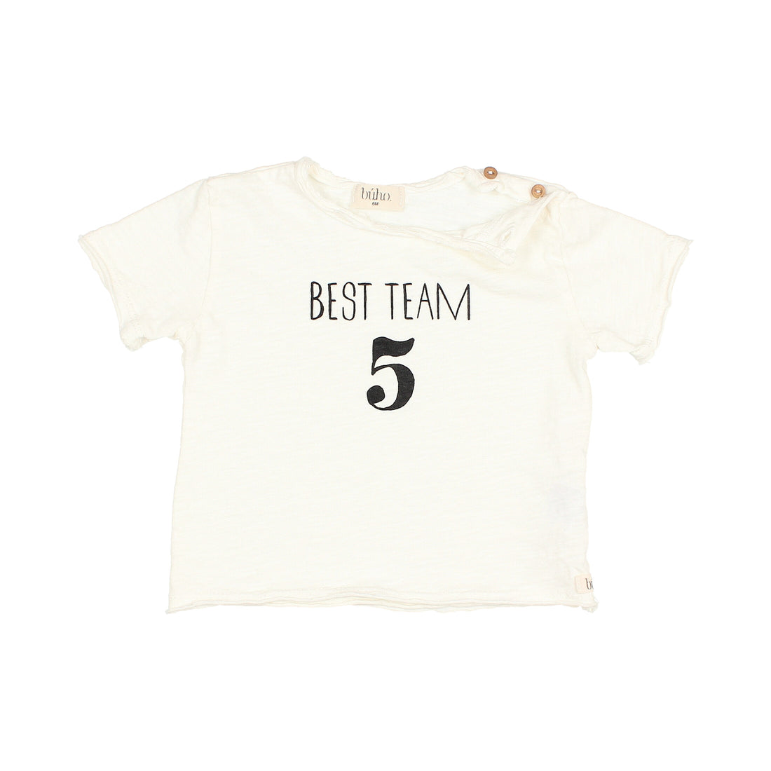 Buho Ecru Baby Best Team Tee