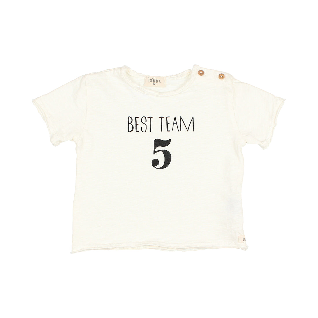 Buho Ecru Baby Best Team Tee
