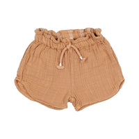 Buho Caramel Baby Muslin Shorts