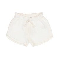 Buho Ecru Baby Muslin Shorts