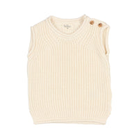 Buho Ecru Baby Cotton Vest