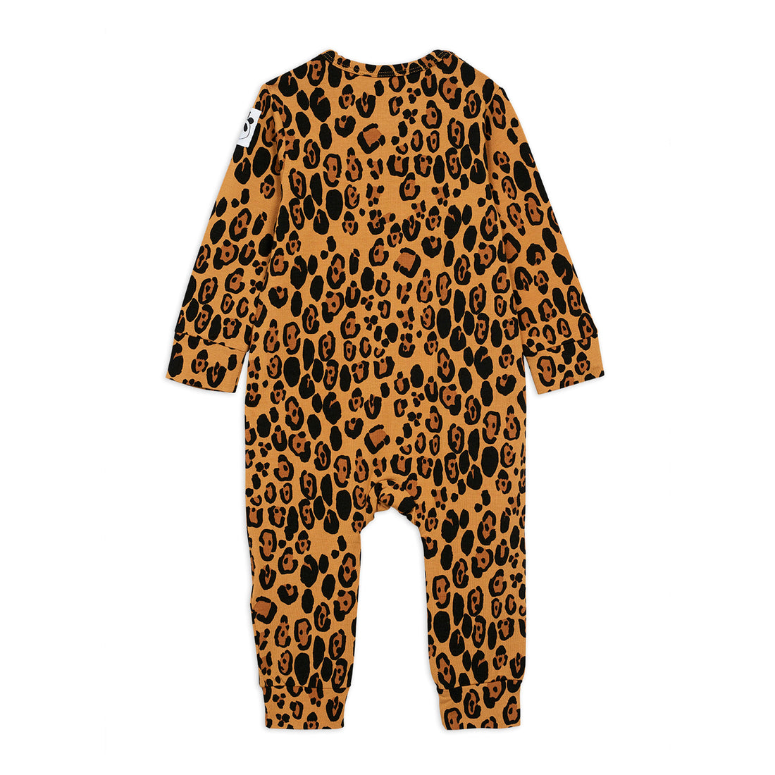 Mini Rodini Beige Basic Leopard Jumpsuit