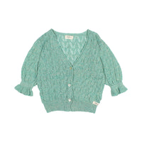Buho Mint Romantic Cardigan