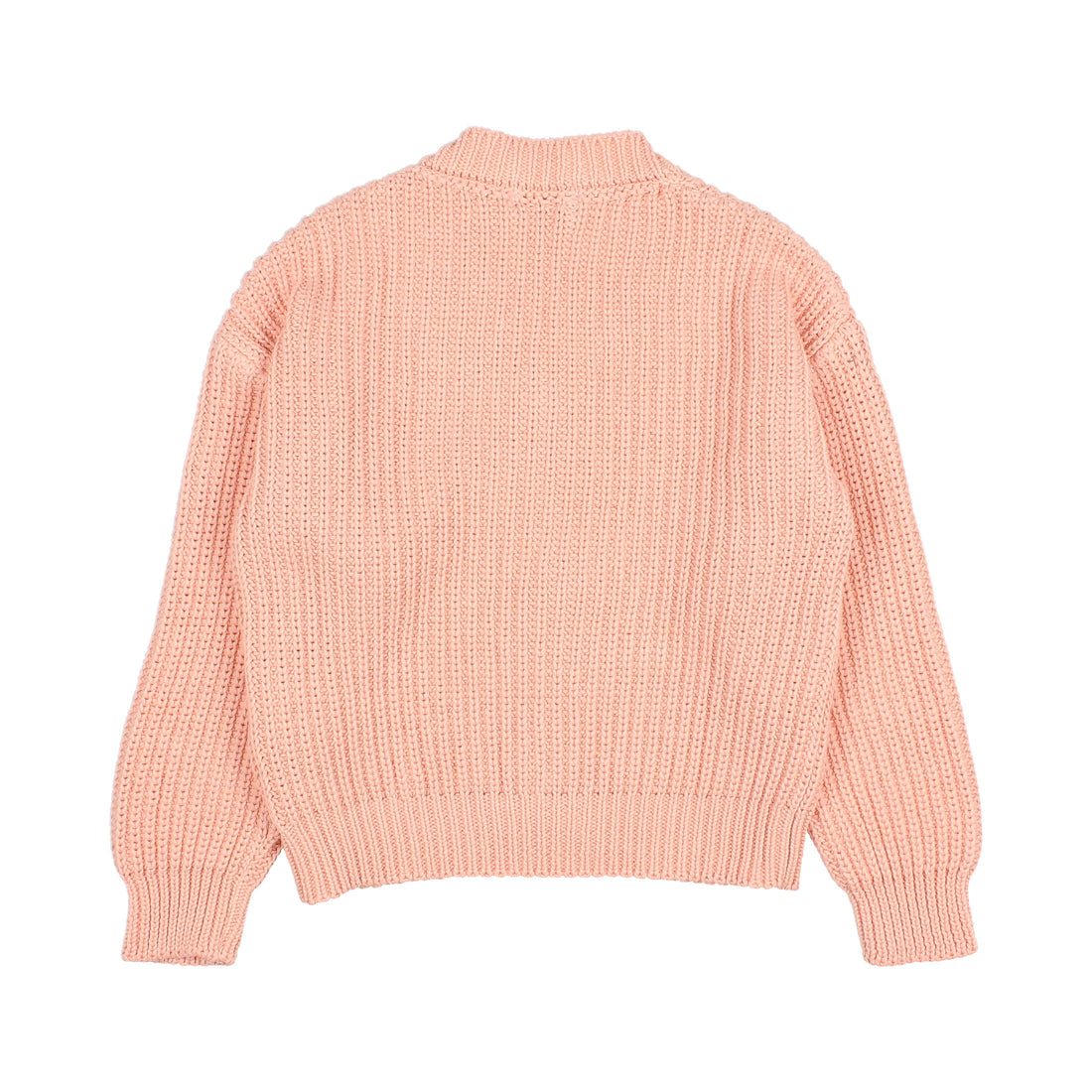 Buho Apricot Cotton Knit Cardigan