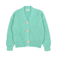 Buho Mint Cotton Knit Cardigan