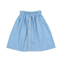 Buho Denim Midi Skirt
