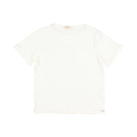 Buho Ecru Pocket Linen T-Shirt