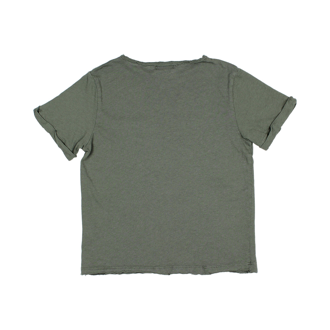 Buho Kaki Pocket Linen T-Shirt