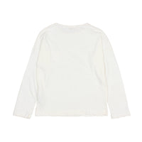 Buho Ecru Long Sleeves Linen T-Shirt