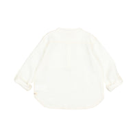 Buho Ecru Linen Kurta Shirt