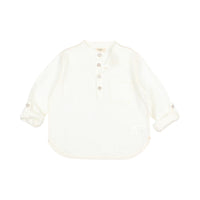 Buho Ecru Linen Kurta Shirt