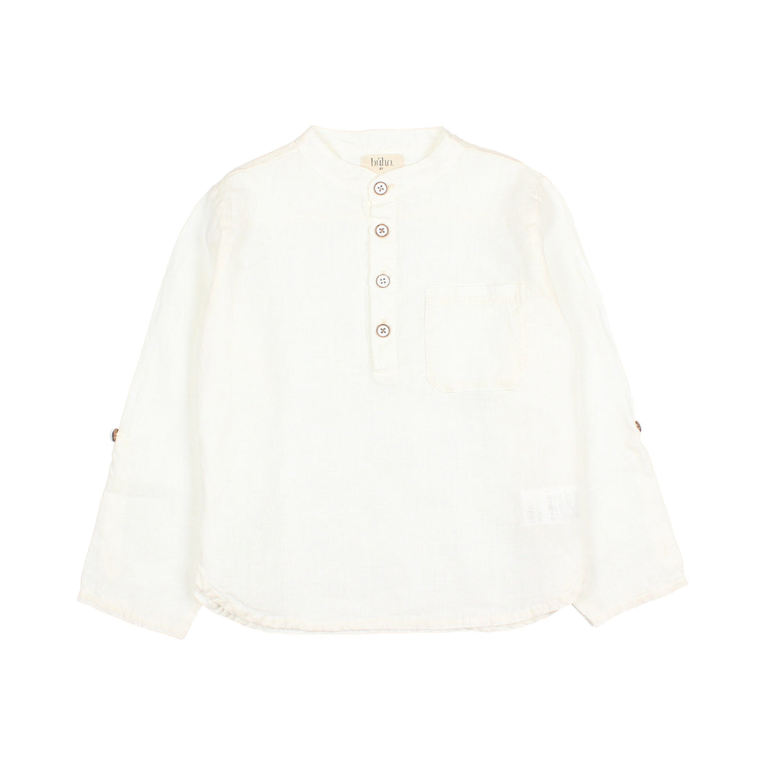 Buho Ecru Linen Kurta Shirt