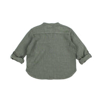 Buho Kaki Linen Kurta Shirt