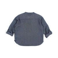 Buho Midnight Linen Kurta Shirt