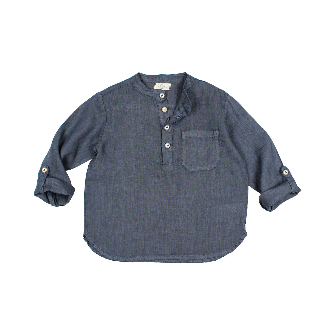 Buho Midnight Linen Kurta Shirt