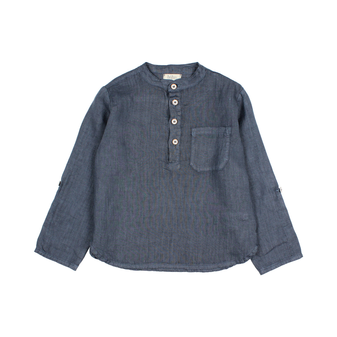Buho Midnight Linen Kurta Shirt
