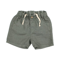 Buho Kaki Linen Bermuda