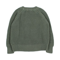 Buho Kaki Cotton Knit Sweater