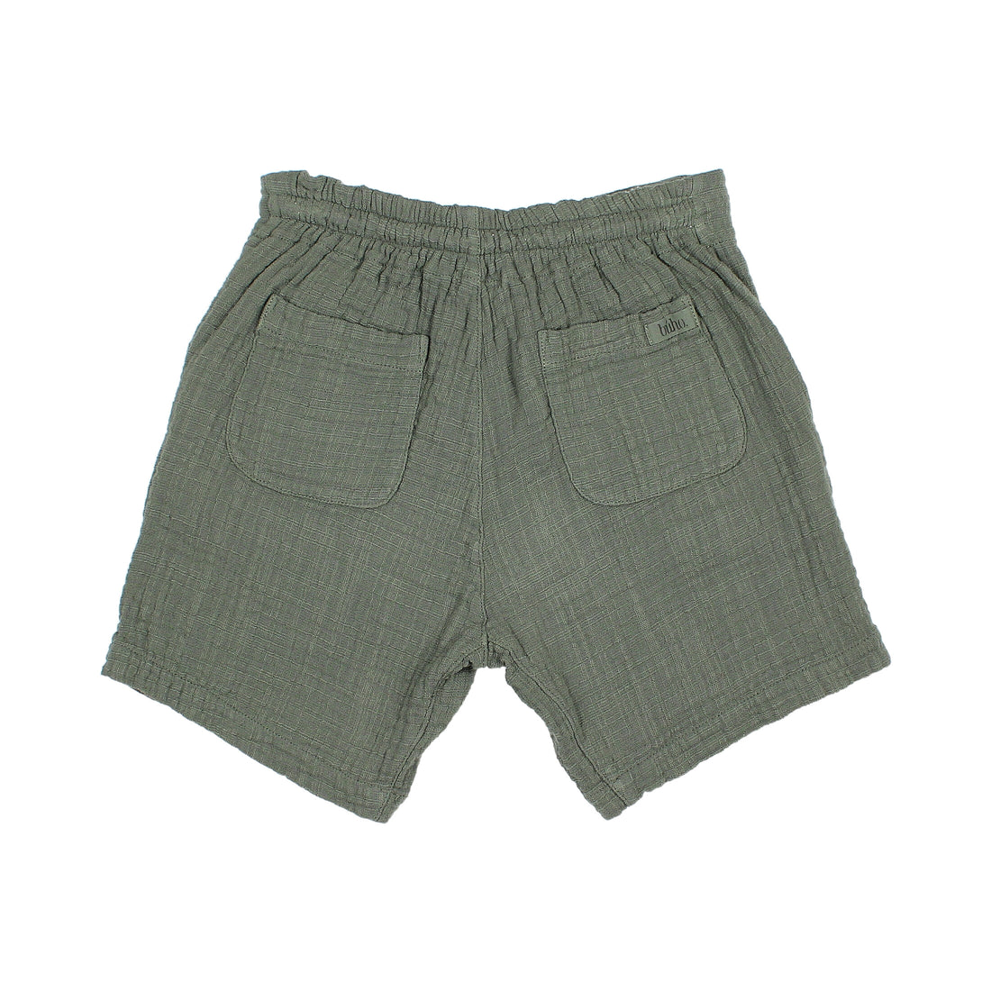 Buho Kaki Muslin Bermuda