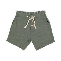 Buho Kaki Muslin Bermuda