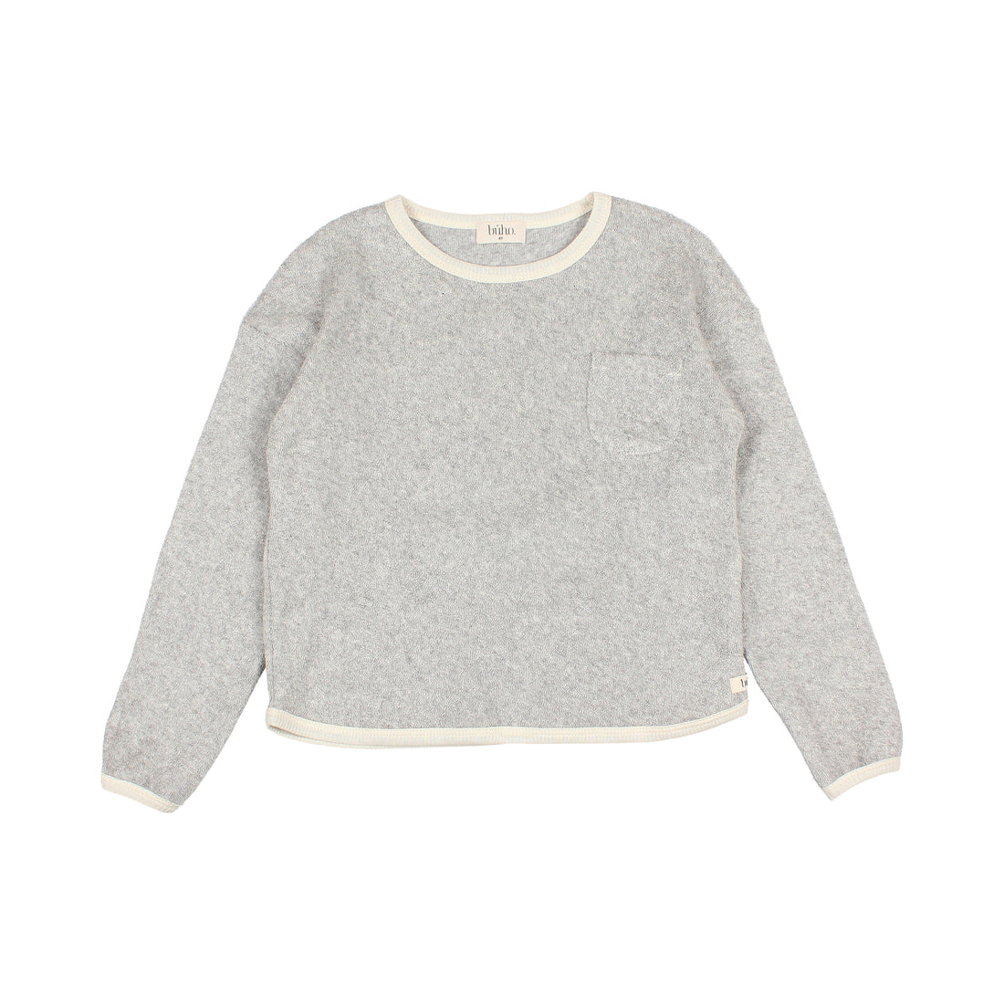 Buho Grey Terry Cloth Sweatshirt