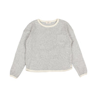 Buho Grey Terry Cloth Sweatshirt