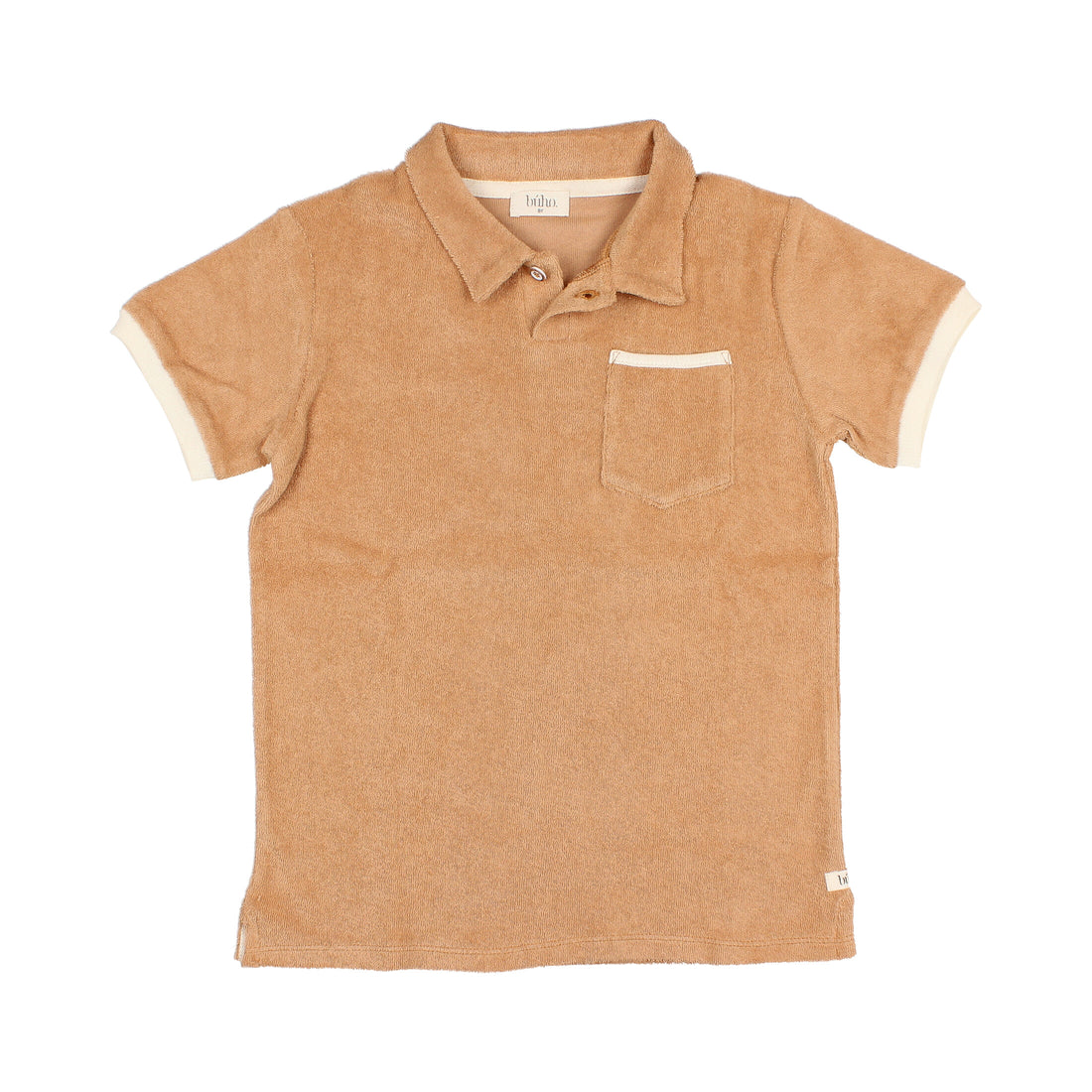 Buho Caramel Terry Cloth Polo