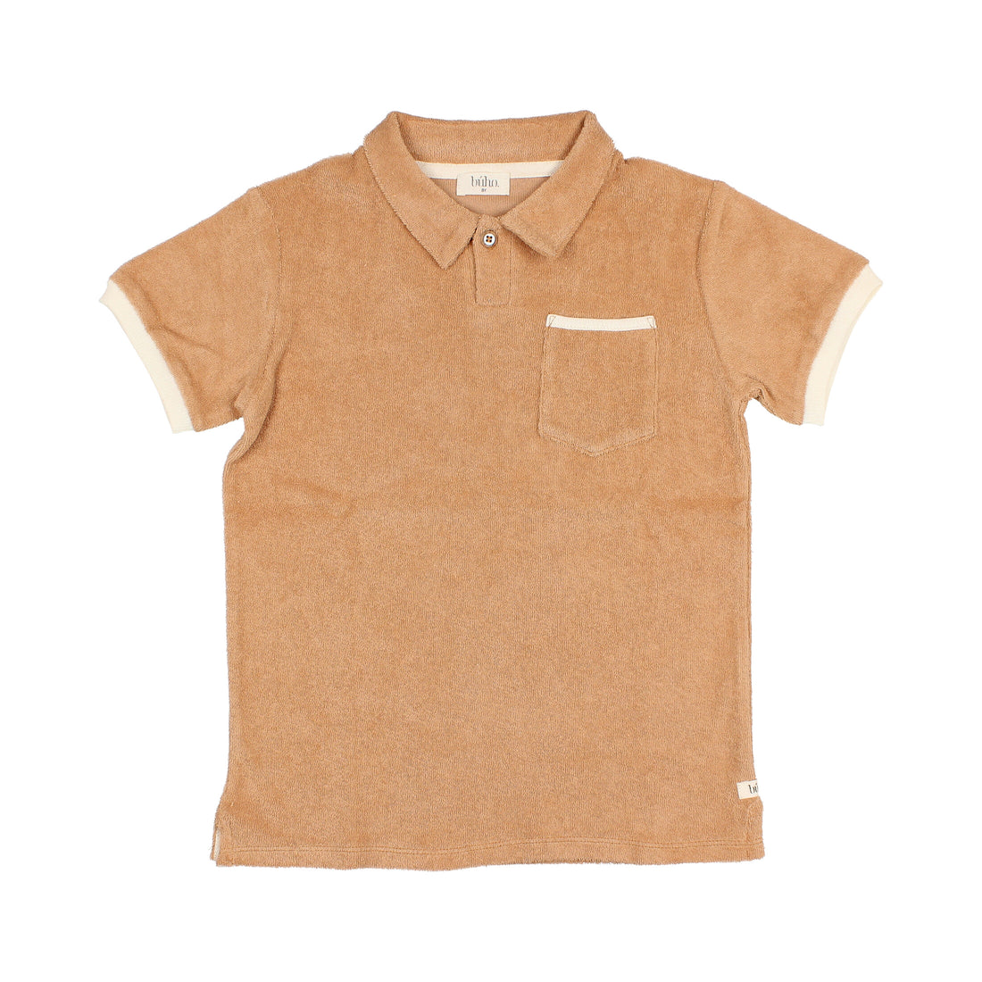 Buho Caramel Terry Cloth Polo
