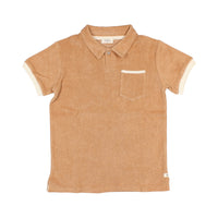 Buho Caramel Terry Cloth Polo