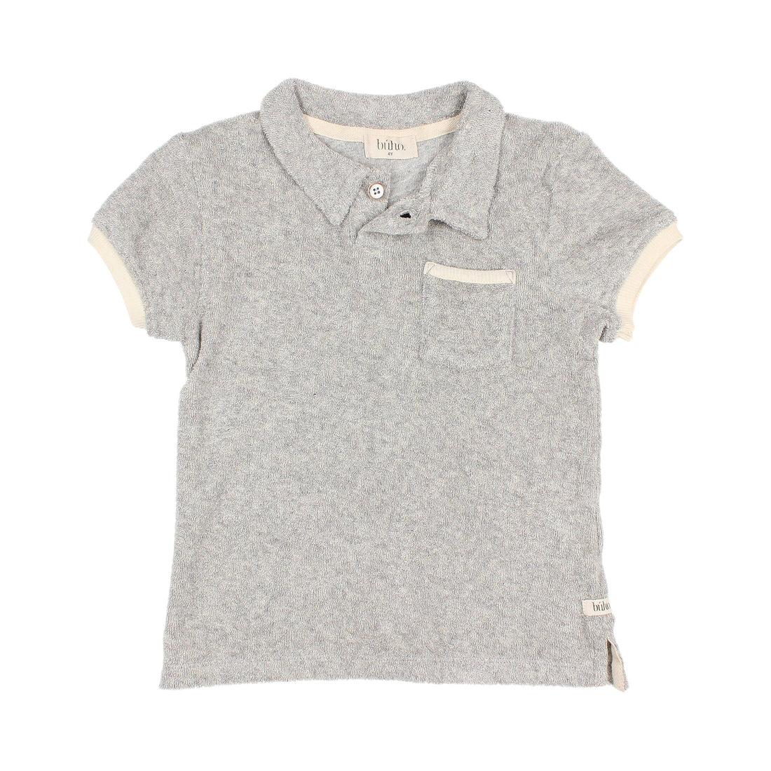 Buho Grey Terry Cloth Polo