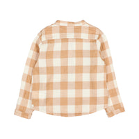 Buho Caramel Gingham Shirt