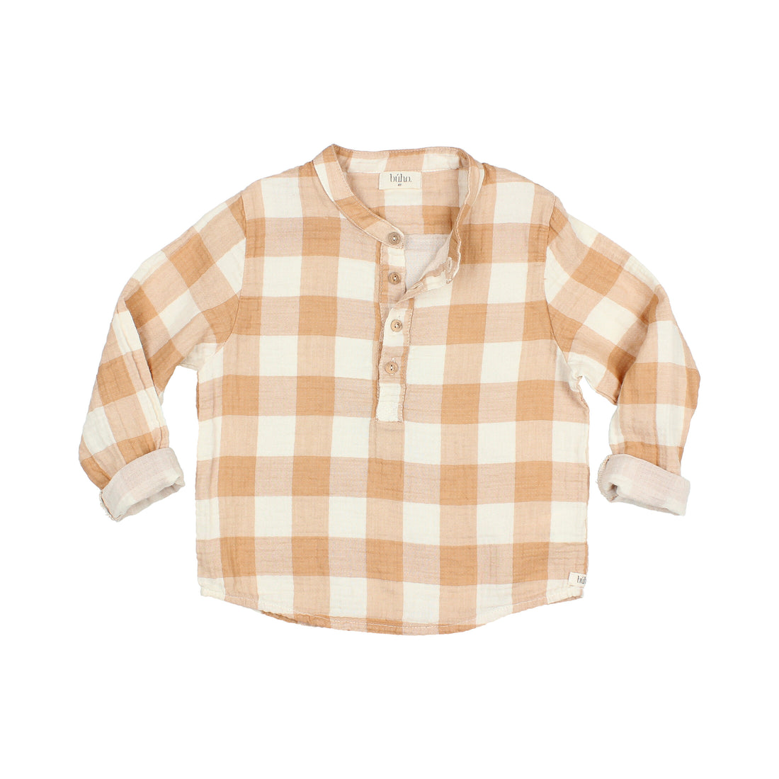 Buho Caramel Gingham Shirt