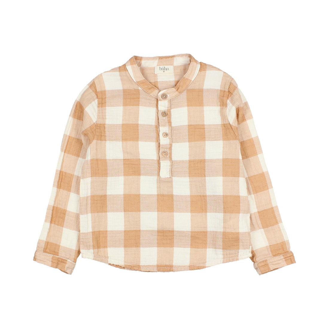 Buho Caramel Gingham Shirt
