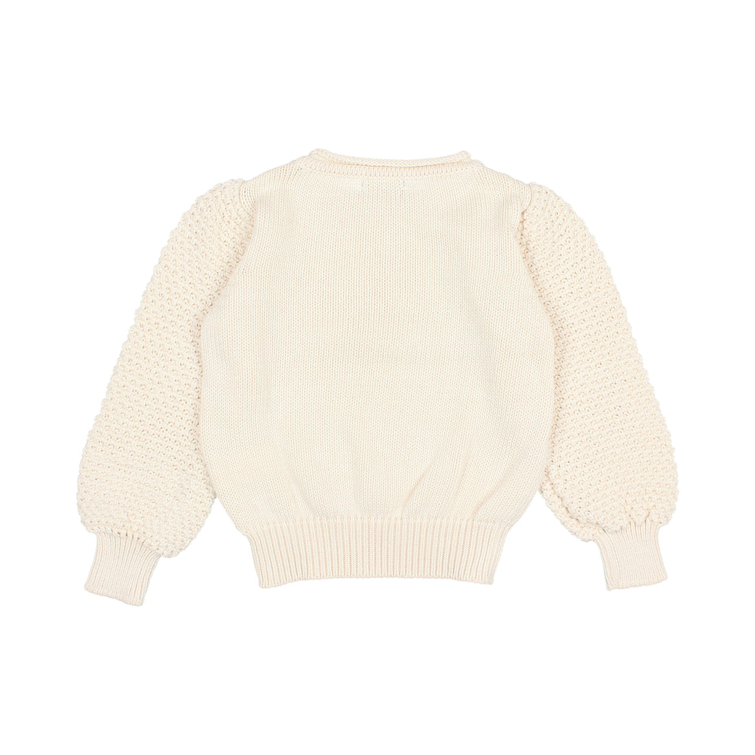 Buho Ecru Cotton Girly Sweater