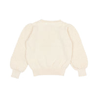 Buho Ecru Cotton Girly Sweater