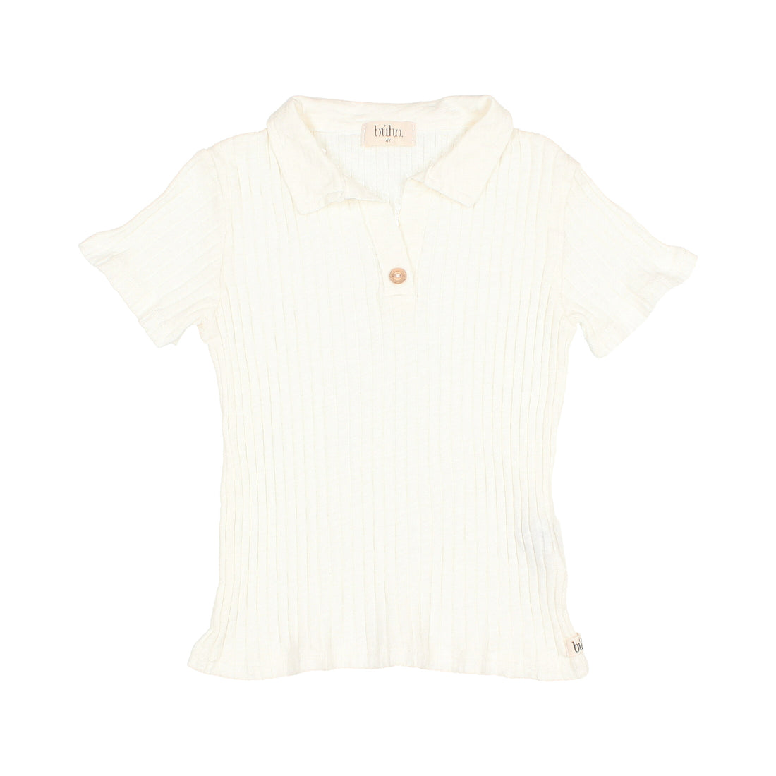 Buho Ecru Rib Polo