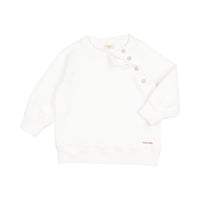 Buho White Rib Cordele Sweatshirt