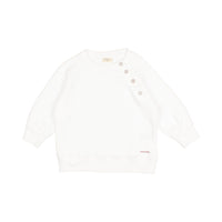 Buho White Rib Cordele Sweatshirt