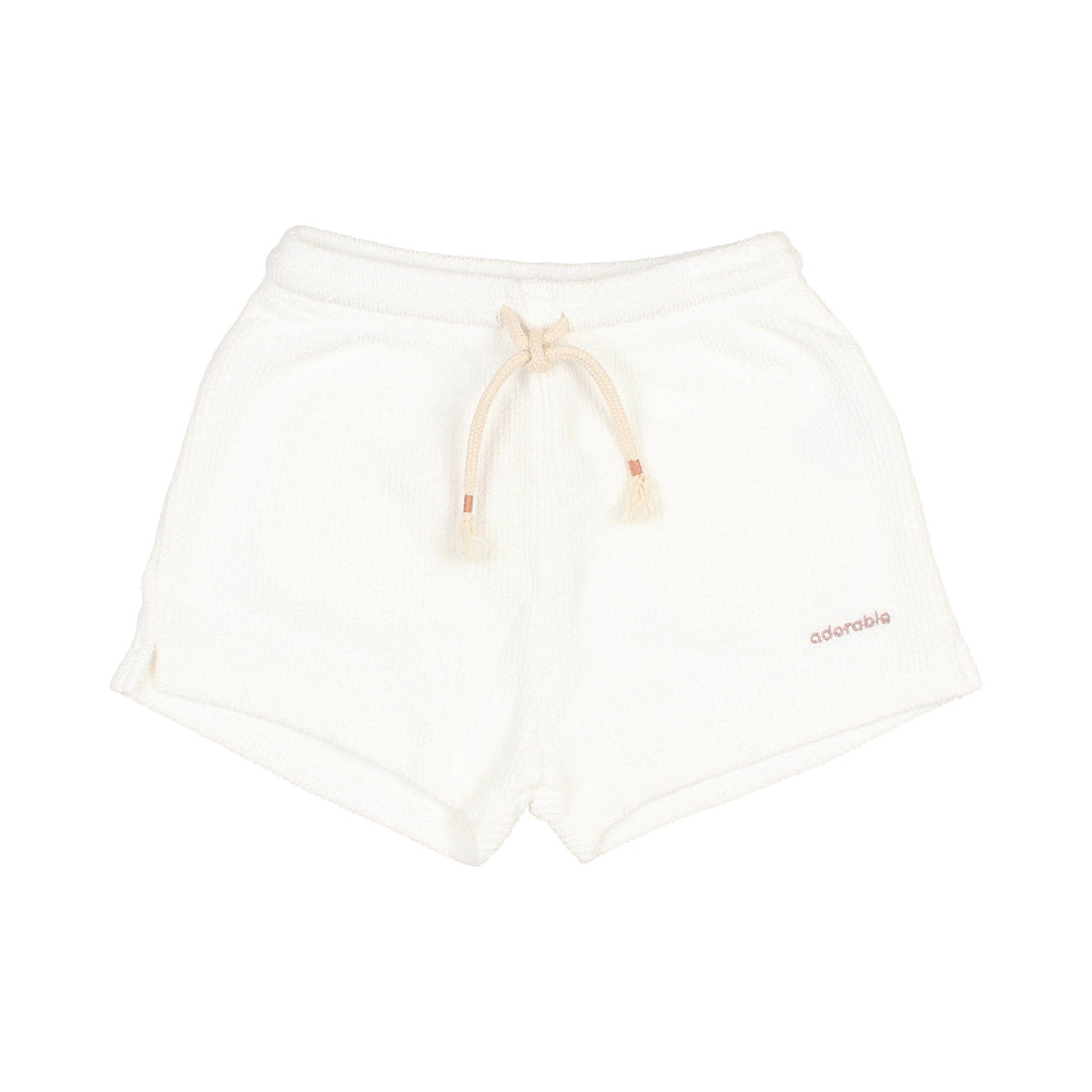Buho White Rib Cordele Shorts