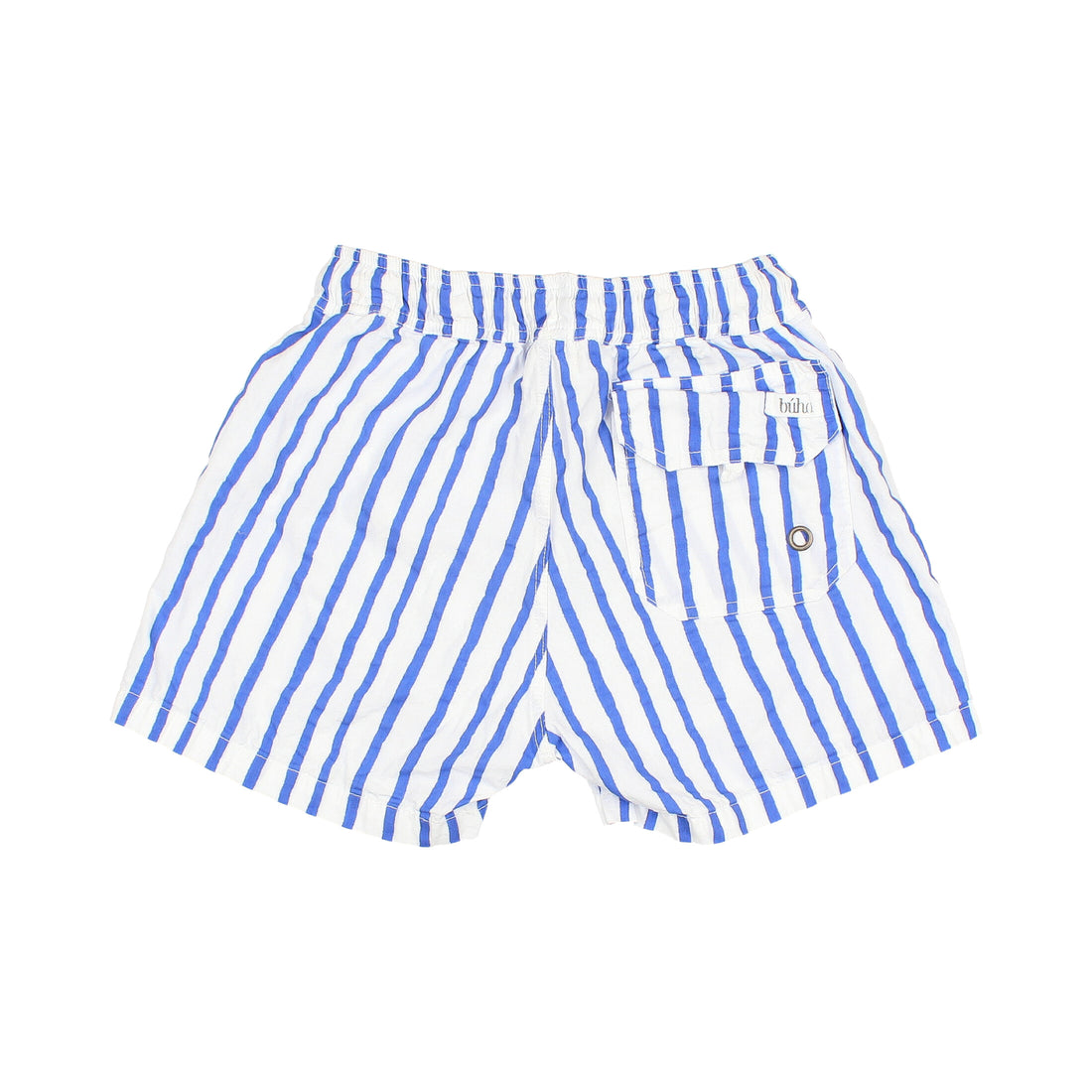 Buho Navy Striped Swim Shorts