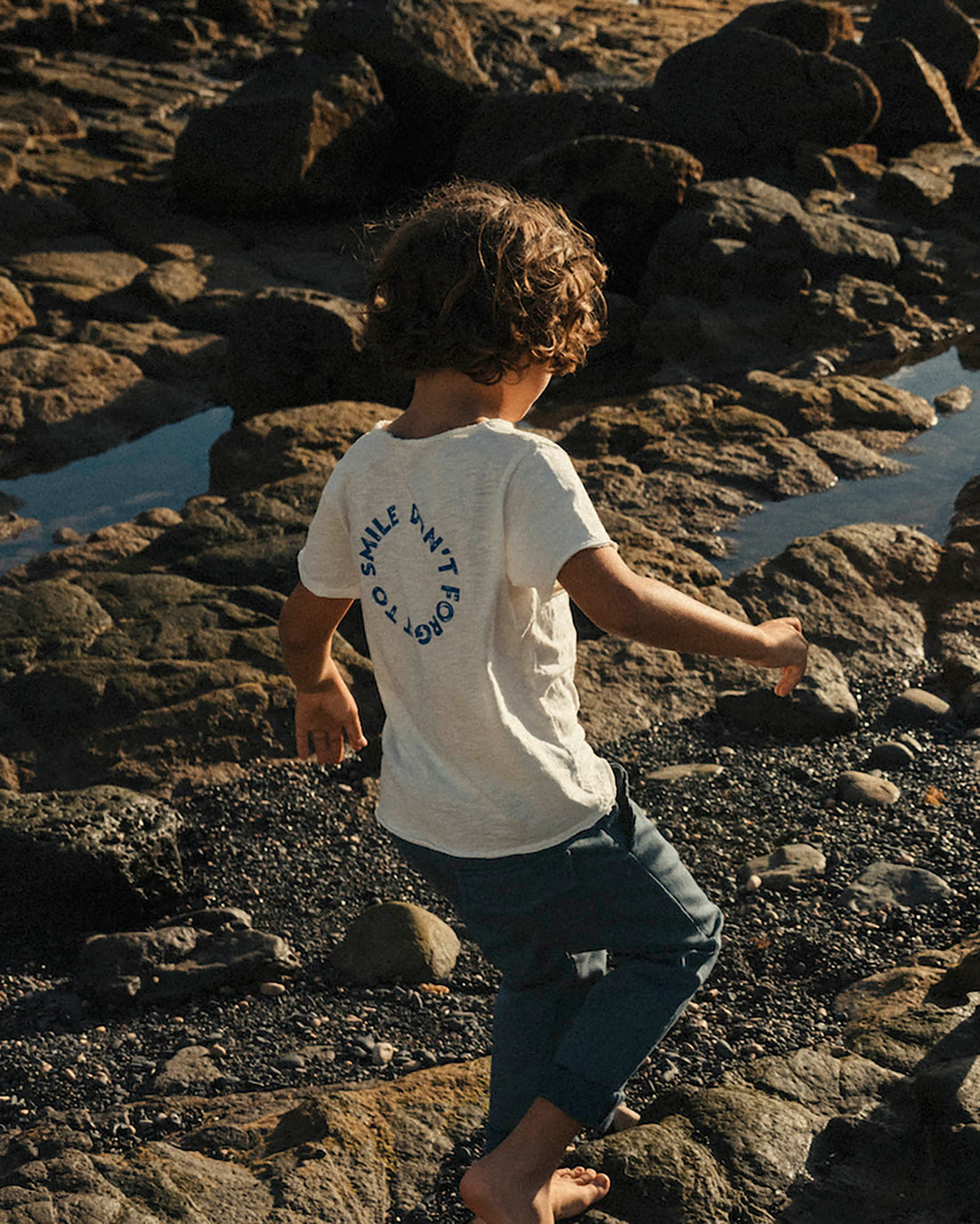 Buho Ecru Smile Tee