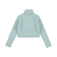 Morley RHODOS Cable Sweater - WOOL - Celadon