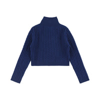 Morley RHODOS Cable Sweater - WOOL - Indigo