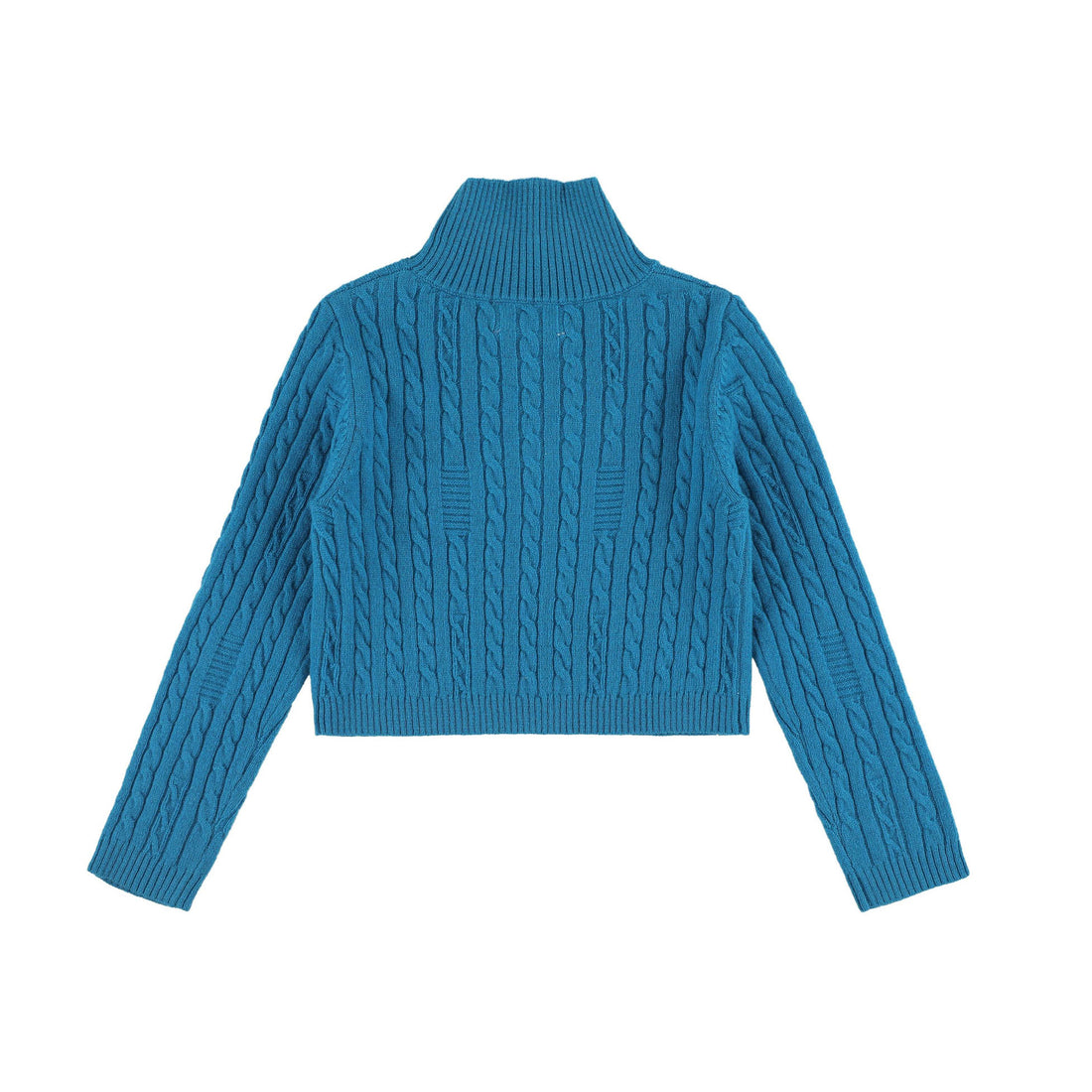 Morley RHODOS Cable Sweater - WOOL - Turquoise
